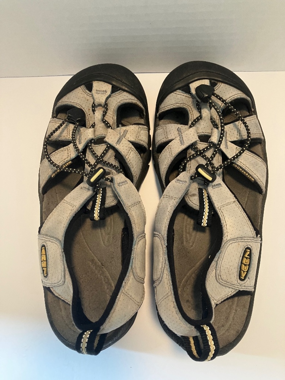 Keen Light Blue Hiking Sandals, Size 7.5